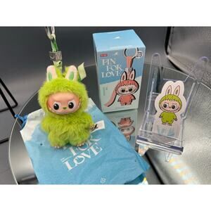POP MART “V” “Victory” Labubu Pin for Love The Monsters